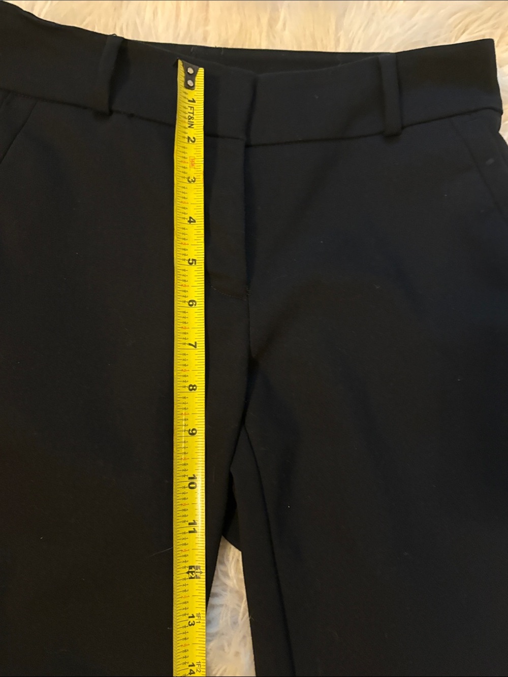 LOFT Black Slim Tailored Pants - Picture 9 of 11